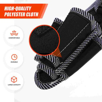 Tool Electrician Belt Pouch Carpenters Waist Storage Pocket Carpenter Drill Επισκευή θήκης μπαταρίας κιτ μπαταρίας Πλαϊνή συντήρηση