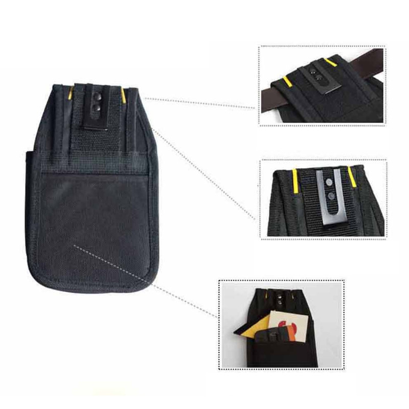 Pungă de instrumente pentru mașină de ambalare din vinil, geantă de instrumente din pânză Oxford pentru ținerea ferestrelor, racletă, racletă, cuțit de ambalare, pungi de film