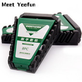 6/8/10/12 Nyílás szabványos csavarkulcs kapocs tartó rendező műanyag sín tálca villáskulcs állvány Tároló szerszámok Táska Garázskulcsok tartó