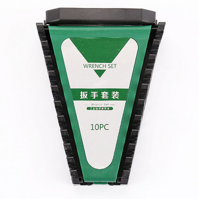 6/8/10/12 Nyílás szabványos csavarkulcs kapocs tartó rendező műanyag sín tálca villáskulcs állvány Tároló szerszámok Táska Garázskulcsok tartó