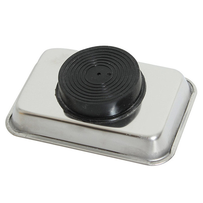 4 collu taisnstūra magnētiskais paliktnis skrūvēm, ligzdām, skrūvēm, tapas, lai mazās daļas būtu kārtīgas, noturīgas pret koroziju garāžas birojam