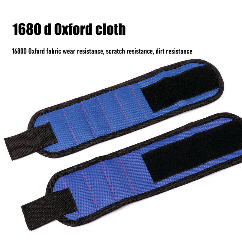 Pārnēsājama spēcīga magnētiska aproce pārnēsājama instrumentu soma skrūvējamu naglu uzgriežņu skrūvju urbjmašīnas remonta komplekta organizatora glabāšanas rīki