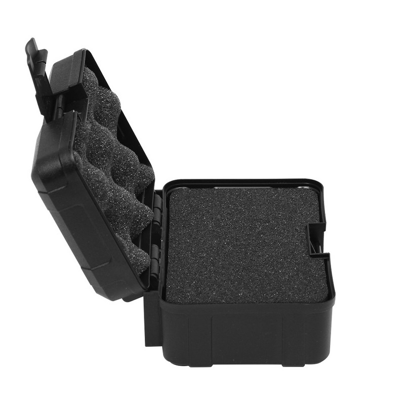 Toolbox Drošības instruments Aizsardzības triecienizturīgs instrumentu kaste Aizzīmogots instrumentu korpuss Triecienizturīgs čemodāns ar iepriekš izgrieztu sūkli