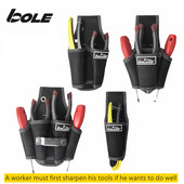 Szerszám derékcsomag Több zsebes villanyszerelő övtáska segédkészlet Hardver tasak derékrendező tartó