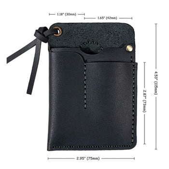 Δερμάτινο Pocket Organizer Ανδρικό Χειροποίητο Πορτοφόλι Θήκη Μαχαίρι Θήκη