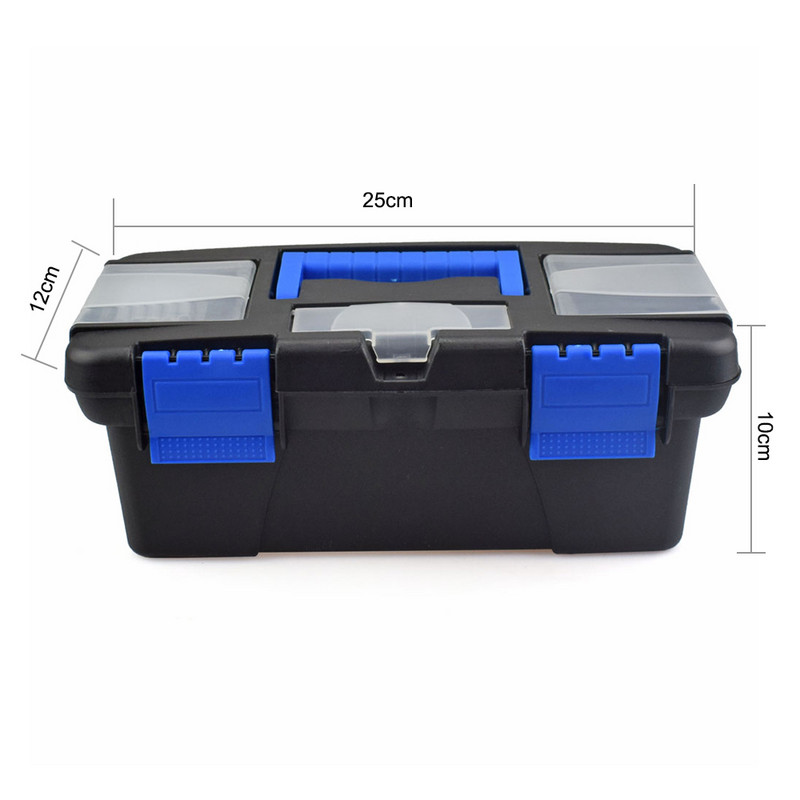 NEWACALOX Εργαλειοθήκη Διπλού στρώματος Θήκη αποθήκευσης Organizers Εργαλειοθήκη για εργαλεία εργαλείων εξαρτήματα κολλητήρι Θήκη εργαλείων