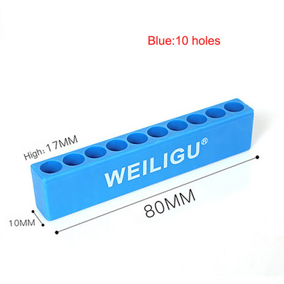 2 vnt. plastikinis atsuktuvo laikiklis 1/4 (6,35 mm) šešiakampio rankinio koto atsuktuvo antgaliai, laikymo juostos įrankiai, priedai