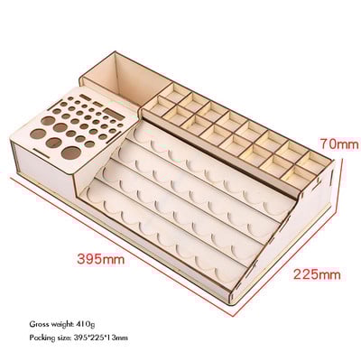 Bőr kézműves szerszámtartó, bőrszerszám-rendező Bőr tartószerszám fa kézműves állványtartó rendszerező tároló, 4 stílus