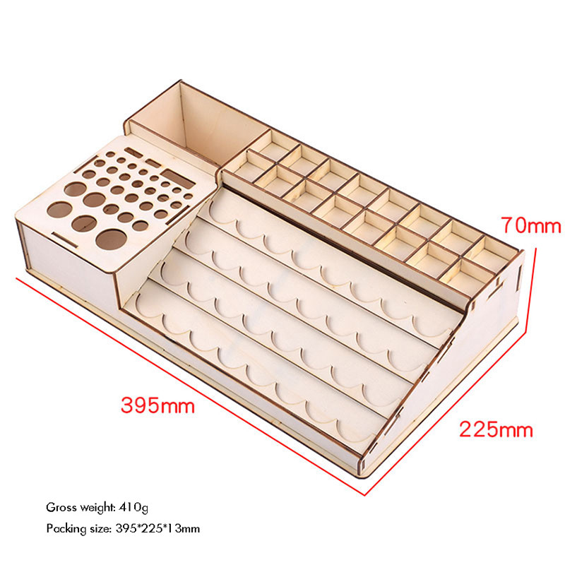 Bőr kézműves szerszámtartó, bőrszerszám-rendező Bőr tartószerszám fa kézműves állványtartó rendszerező tároló, 4 stílus