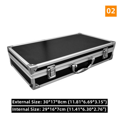 Nešiojama aliuminio įrankių dėžė, rankinė saugos įranga, įrankių dėžė instrumentų dėžutės laikymo dėklas, lagaminas, smūgiams atsparus dėklas