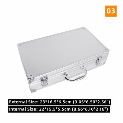 Nešiojama aliuminio įrankių dėžė, rankinė saugos įranga, įrankių dėžė instrumentų dėžutės laikymo dėklas, lagaminas, smūgiams atsparus dėklas