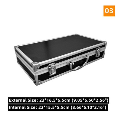 Nešiojama aliuminio įrankių dėžė, rankinė saugos įranga, įrankių dėžė instrumentų dėžutės laikymo dėklas, lagaminas, smūgiams atsparus dėklas