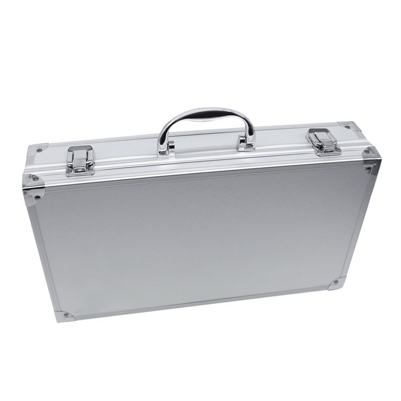 Nešiojama aliuminio įrankių dėžė, rankinė saugos įranga, įrankių dėžė instrumentų dėžutės laikymo dėklas, lagaminas, smūgiams atsparus dėklas
