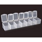 5db Műanyag Szerszámdoboz Csavarok IC Ékszer Gyöngyök Horgász Tároló Doboz alkatrész doboz alkatrészek Szervező Alkatrész Tartály Tok 166x32x24mm