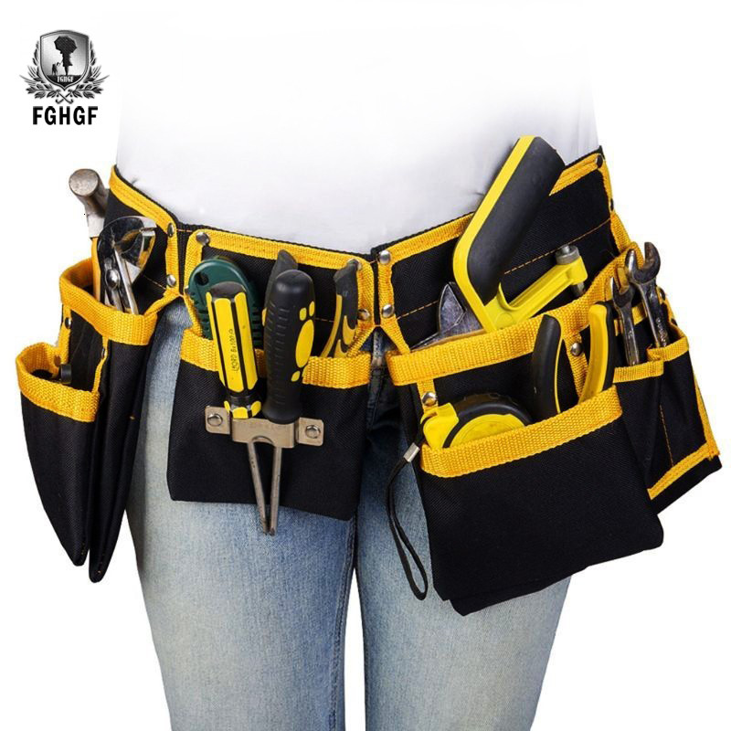 FGHGF Pânză Oxford multifuncțională, rezistentă la uzură, unelte pentru electrician, husă pentru talie, curea, suport pentru depozitare, organizator, navă gratuită