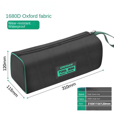 Többfunkciós szerszámtáska Több zsebes vízálló esésgátló tárolótáska 1680D Oxford textil villanyszerelő táska szerszámtáska villanyszerelő