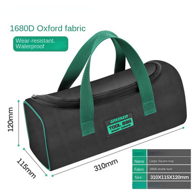 Többfunkciós szerszámtáska Több zsebes vízálló esésgátló tárolótáska 1680D Oxford textil villanyszerelő táska szerszámtáska villanyszerelő