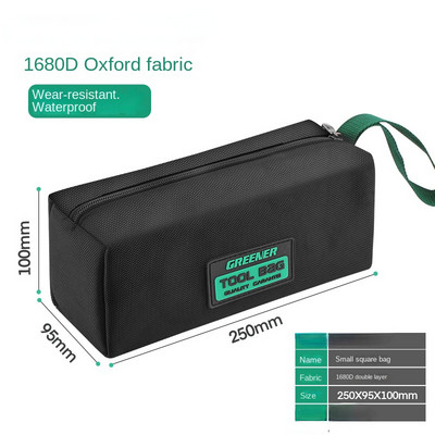 Többfunkciós szerszámtáska Több zsebes vízálló esésgátló tárolótáska 1680D Oxford textil villanyszerelő táska szerszámtáska villanyszerelő