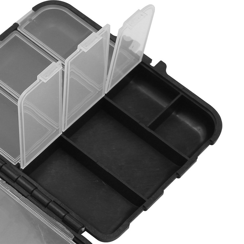 instrumentu kaste Makšķerēšanas piederumi Uzglabāšanas kaste Āra Ūdensnecaurlaidīga plastmasas kaste Skrūve Aparatūra Uzglabāšanas kaste Komponentu kaste