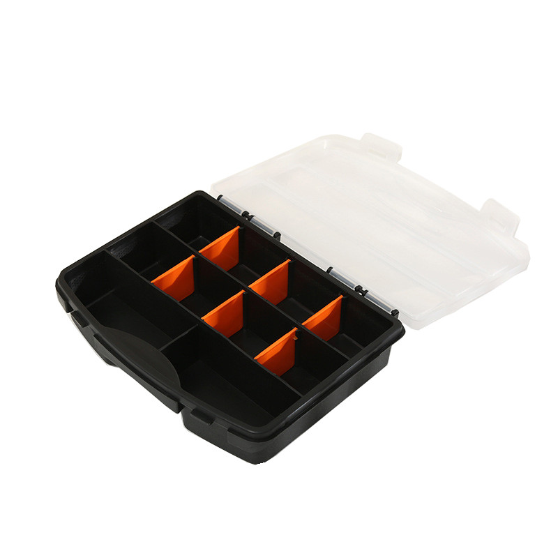 ABS műanyag csavar tároló doboz Hordozható alkatrész doboz Fém alkatrészek hardver szerszám csavarhúzó autójavító szerszámdoboz