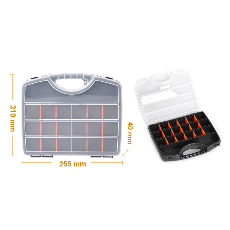 ABS műanyag csavar tároló doboz Hordozható alkatrész doboz Fém alkatrészek hardver szerszám csavarhúzó autójavító szerszámdoboz