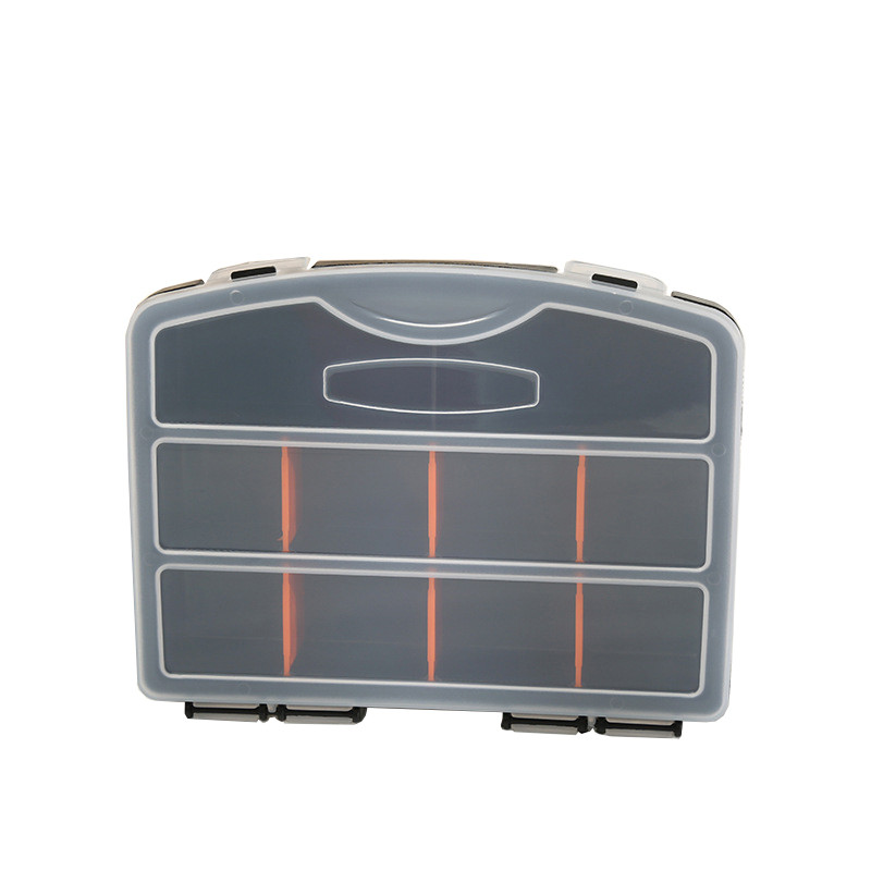 ABS műanyag csavar tároló doboz Hordozható alkatrész doboz Fém alkatrészek hardver szerszám csavarhúzó autójavító szerszámdoboz