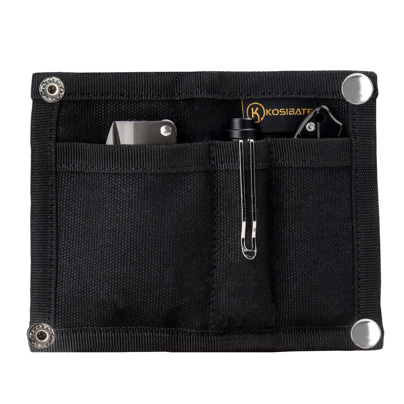 Kültéri EDC Molle tasak összecsukható késtartó taktikai kempingezés túrázás vadászat katonai csomag