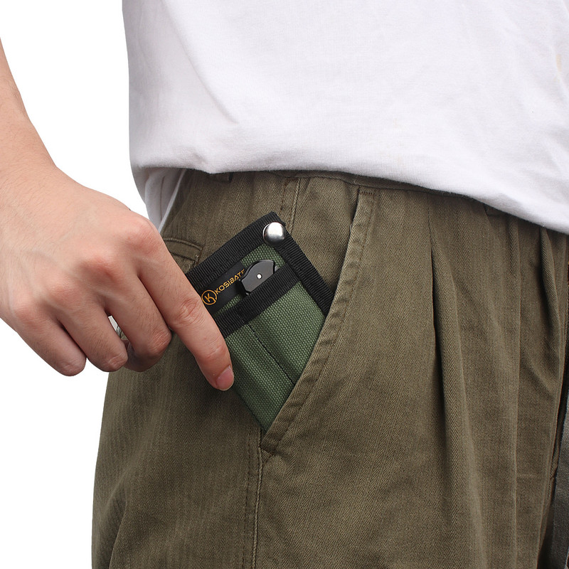 Kültéri EDC Molle tasak összecsukható késtartó taktikai kempingezés túrázás vadászat katonai csomag