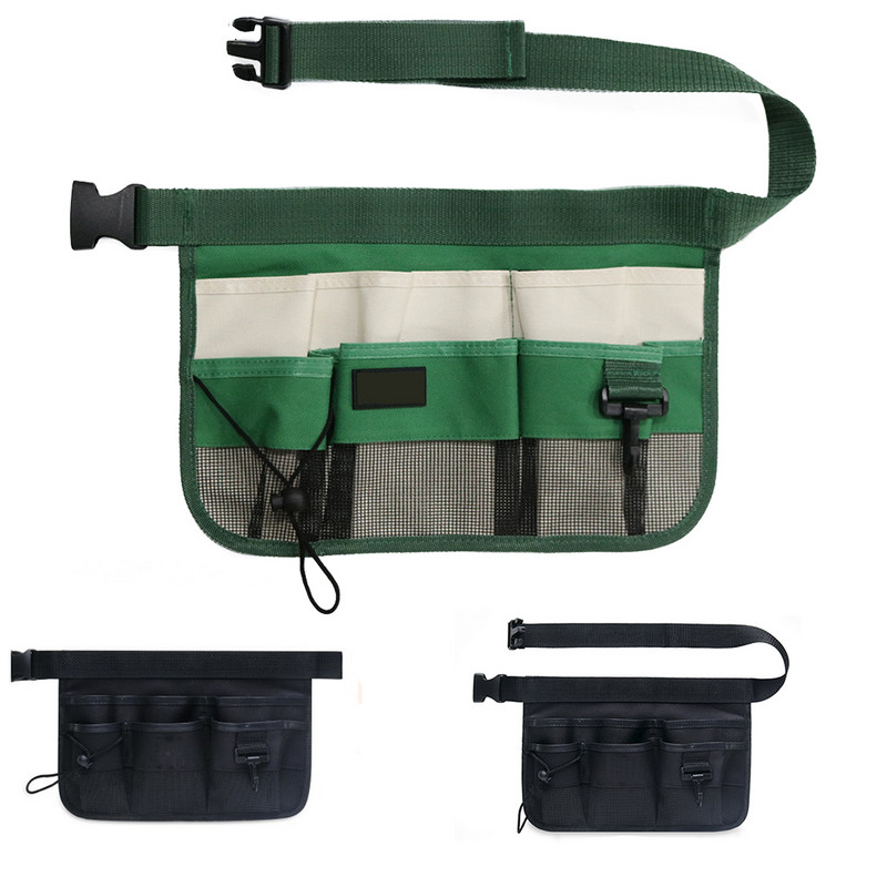 Curea reglabilă Restaurant cu buzunare multiple șorț electrician geantă cu instrumente pentru curățarea casei grădină șurubelniță Oganizer pânză Oxford