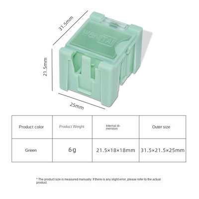 Cutie de depozitare pentru componente electronice cu montare Smt 10/20 buc. Cutie de componente pentru cip de rezistență IC Cutie de plastic combinată