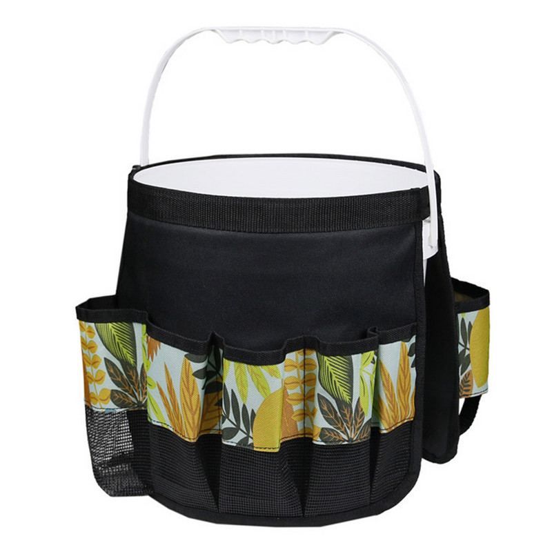 Buzunare, găleată, unelte, organizator, găleată, pungă, unelte de depozitare, capacitate mare, portabile, instrumente de plantare de grădină, pungă de plasare