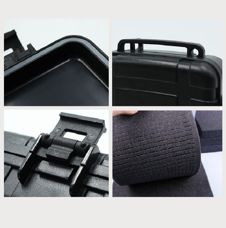 Szerszámosláda-rendező szerszámosláda műanyag kis vízálló hordozható szivardoboz műszervédelem porálló tömítő befecskendezés