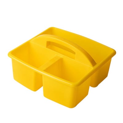 Pārnēsājama glabāšanas kastīte, plastmasas sadalīta groza tvertne ar 3 nodalījumiem