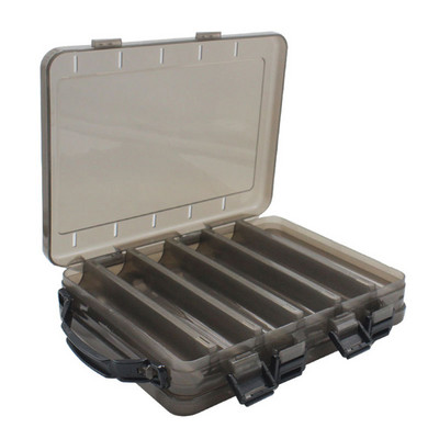 Makšķerēšanas mānekļu kastes kaste 12 un 14 istabas divpusēja rīku kaste makšķerēšanai Divpusēja ēsmas/āķa kaste plastmasas uzglabāšanas kaste Makšķerēšanas piederumi