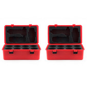 2X XD168-66 Burst Generation Spinner Caseta de instrumente Beyblade Spinner Produse înrudite Cutie de depozitare pentru mână Cutie de instrumente Roșu