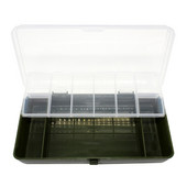 Kalastustarvikud Peibutuskonksu sööda tööriistakast Kalastustarbed Kahekorruseline 11 sektsiooniga kalastustarvete hoiukarp R7UA