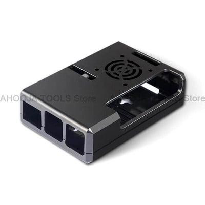 Raspberry Pi 3 Carcasă multicoloră Carcasă de protecție din plastic pentru RPI 3 Model B Cutia de carcasă poate instala ventilatorul