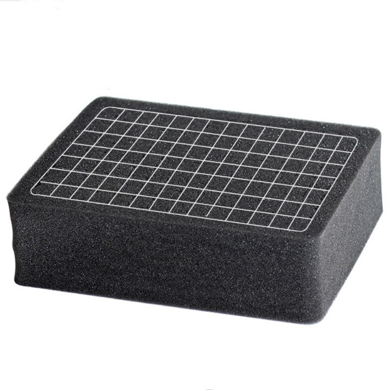 Daudzfunkciju instrumentu kaste DIY triecienizturīgs sūklis polsterējums pielāgots kvadrātveida režģa sūklis Instrumentu kastes daļa