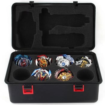 2X XD168-66 Burst Generation Spinner Toolbox Beyblade Spinner Свързани продукти Кутия за ръчно съхранение Кутия за инструменти Червена