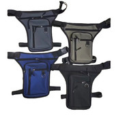 Motorkerékpár Drop derék lábtáska EVA vízálló láb oldaltáska öv csípő poggyász táskák Motoros telefon pénztárca Fanny Pack Bag M