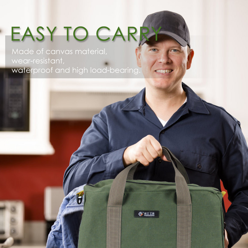 Πολυλειτουργική τσάντα αποθήκευσης ηλεκτρολόγων αδιάβροχη Universal επισκευή εργαλείων Τσάντα μεγάλης χωρητικότητας Αξεσουάρ για ξυλουργική