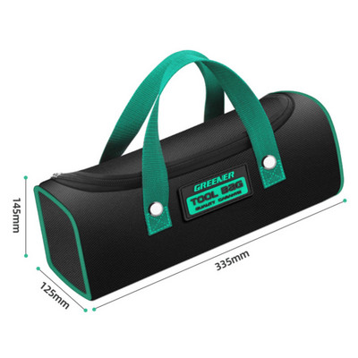 Oxford vászon szerszámtáska Többfunkciós, több zsebes szerszámos rendezőtáskák Vízálló leesésgátló kézitáska Villanyszerelő tároló szerszámtáska