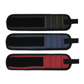 Μαγνητικό λουράκι στήριξης καρπού με ισχυρούς μαγνήτες για βίδες στήριξης ζώνης βραχιόλι νυχιών Τσοκ αθλητικό κόκκινο/μπλε/μαύρο