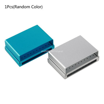 58 caurumu zobārstniecības urbjmašīnas turētājs autoklāva kārba pārnēsājams pulēšanas birstes kausa bloks zobārstniecības urbja bloks adatām