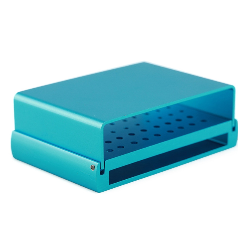 58 caurumu zobārstniecības urbjmašīnas turētājs autoklāva kārba pārnēsājams pulēšanas birstes kausa bloks zobārstniecības urbja bloks adatām