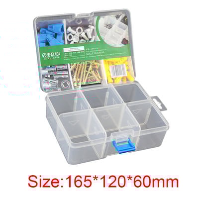 LAOA PP Cutie de depozitare Cutii din plastic transparent pentru depozitare Trusă de instrumente pentru bijuterii Cutie pentru accesorii