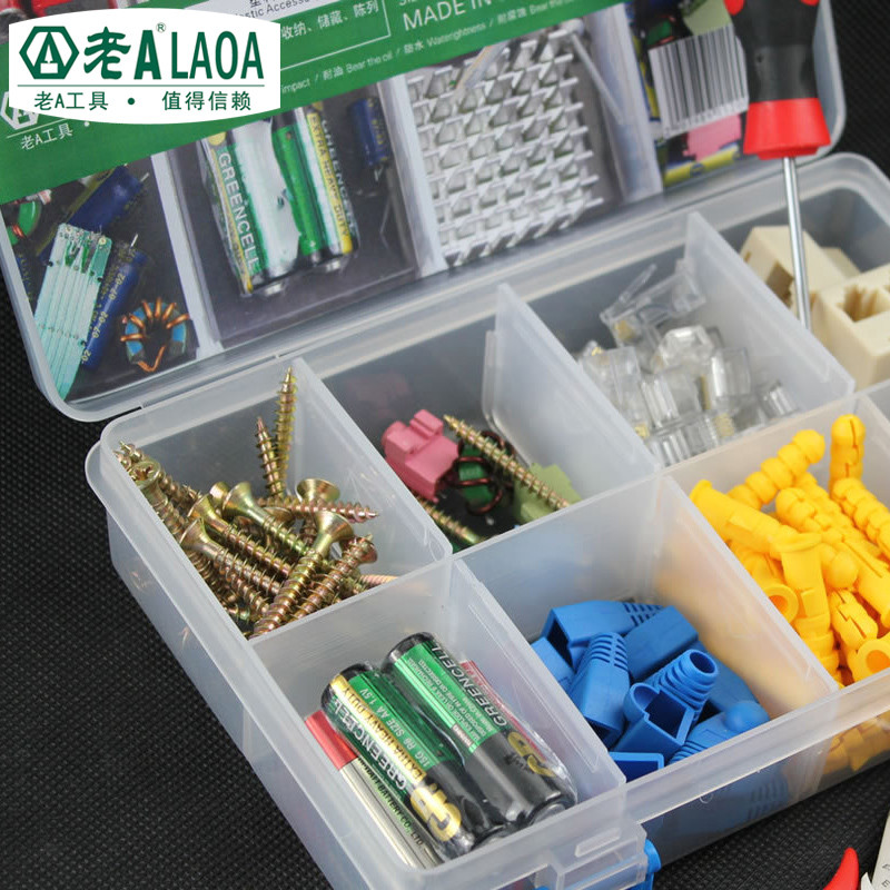 LAOA PP Cutie de depozitare Cutii din plastic transparent pentru depozitare Trusă de instrumente pentru bijuterii Cutie pentru accesorii