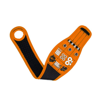 Mágneses csuklópánt férfi női szerszámos karkötő 9 erős mágnessel a csavarok rögzítésére, körmök fúrószáraira Ajándékötletek apának, férjnek