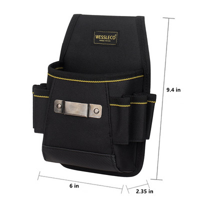 Pārnēsājams instrumentu maisiņš Ūdensnecaurlaidīgs aparatūras Elektriķa instrumentu komplekts Urbju apvalks Viduklis Oksfordas auduma uzgriežņu atslēga Skrūvgrieža instrumentu soma