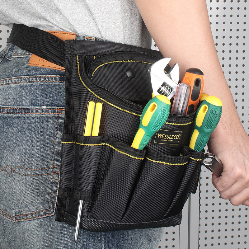 Pārnēsājams instrumentu maisiņš Ūdensnecaurlaidīgs aparatūras Elektriķa instrumentu komplekts Urbju apvalks Viduklis Oksfordas auduma uzgriežņu atslēga Skrūvgrieža instrumentu soma